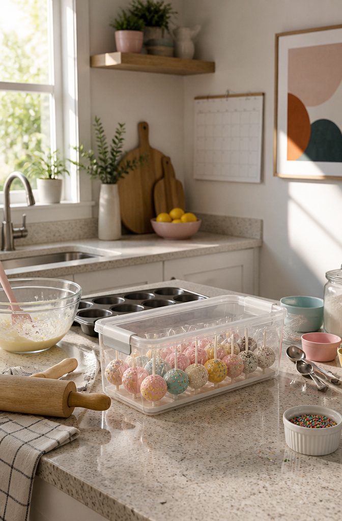 Cake Pop Flavors Recipe: Vanilla Base With 2 Easy Variations 10 Storage method for cake pops in an airtight container.