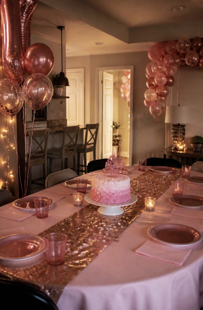 16 Sweet Sixteen Birthday Party Ideas for an Unforgettable Celebration 9 Guests hiding in a dimmed room, waiting for the birthday girl to enter.